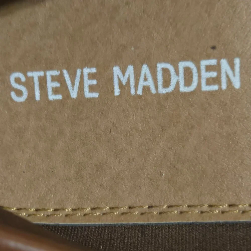 Steve Madden Deann Boys Brown Bit Loafers Big Kid Size 4M Dress Shoes